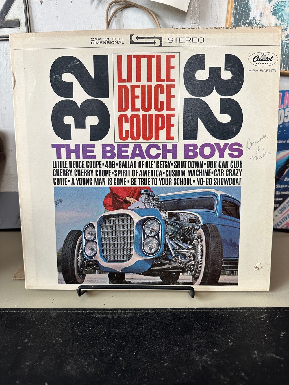 The beach boys.  Little deuce coupe. Lp vinyl